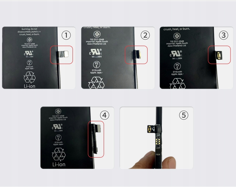 Wpinka taśma QianLi BMS Tag-on Flex naprawa baterii iPhone 13 Pro Max EAN (GTIN) 5906036304530