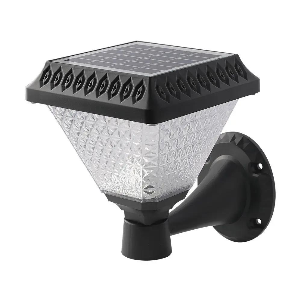 V-tac Solární zahradní nástěnné svítidlo s dálkovým ovládáním 3v1 IP44 čtverec VT-972 3000-6400K