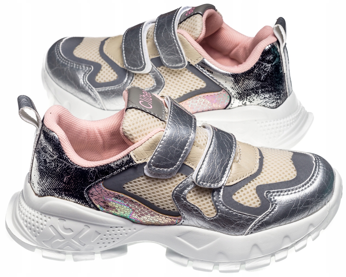 

Clibee Buty Dziecięce Sportowe Dziewczęce Szare 35