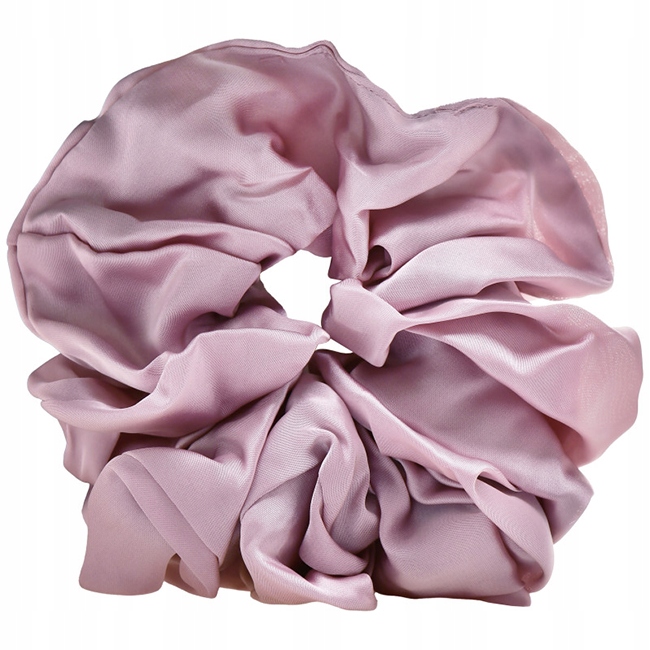 Gumička do vlasů Sister Young Scrunchie Lilu Pink L saténová