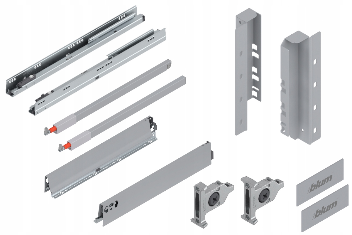 Blum Tandembox 550 Šuplík střední C šedá 30 kg