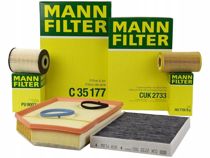 

Mann Zestaw Filtrów Volvo XC60 I 2.0 2.4 D3 D4 D5