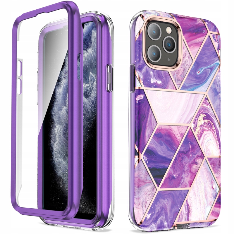 

Etui Przód I Tył Marble 360° Case Do Iphone 11 Pro