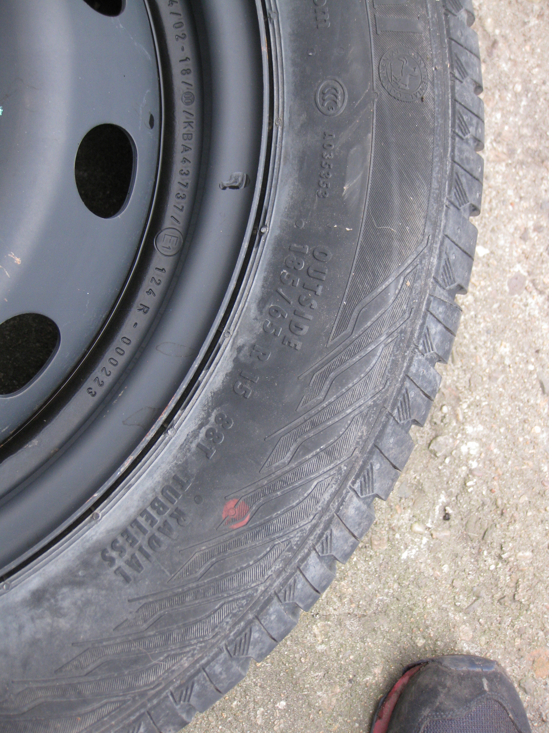 CITROEN NEMO BIPPER wheel spare 185/65/15 KBA43737