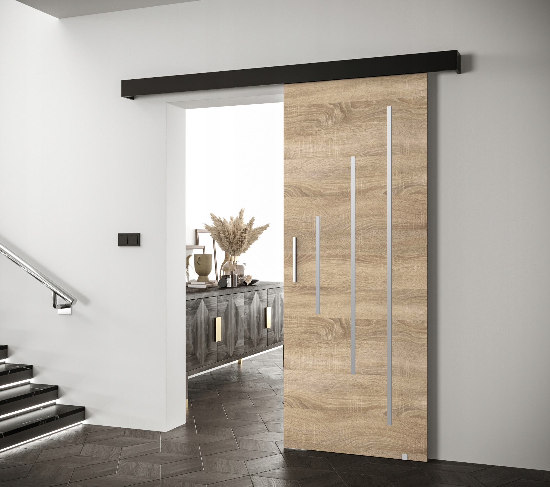 SALWADOR 90 wzór Y DRZWI PRZESUWNE naścienne Rodzaj przesuwne