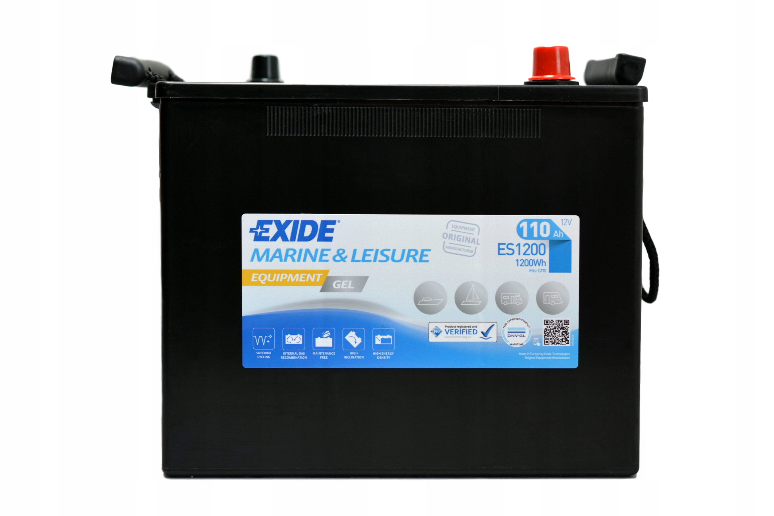 Exide Equipment Gel ES1200 110Ah Es 1200