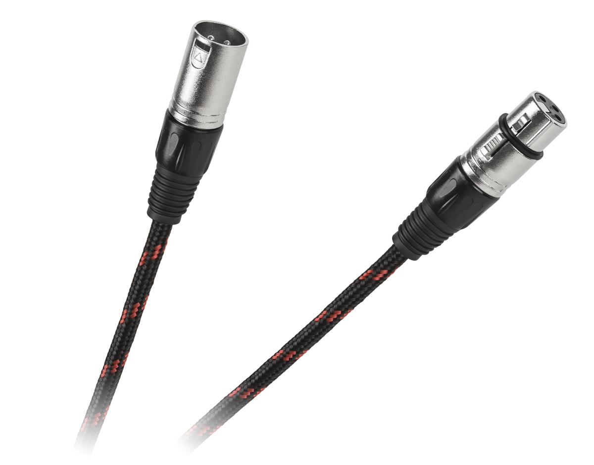 

Kabel mikrofonowy Xlr-xlr 3 metry oplot wzmacniany
