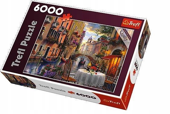 PUZZLE 6000 ROMANTYCZNA KOLACJA TREFL, TREFL