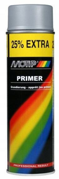 Motip Podkład Akrylowy Szary Uniwersalny Primer W Sprayu 500 ML