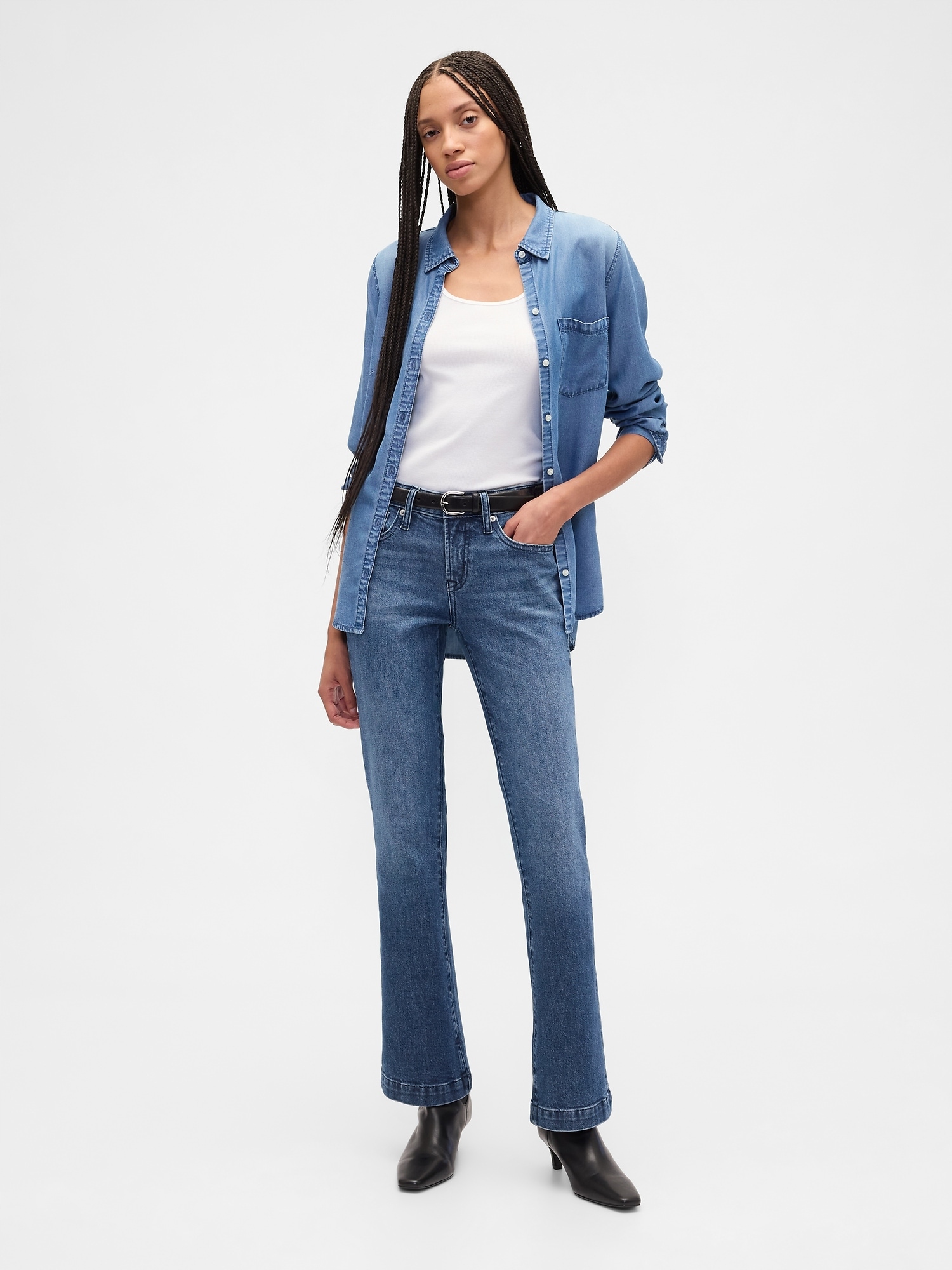 Gap Džíny Low Rise Boot