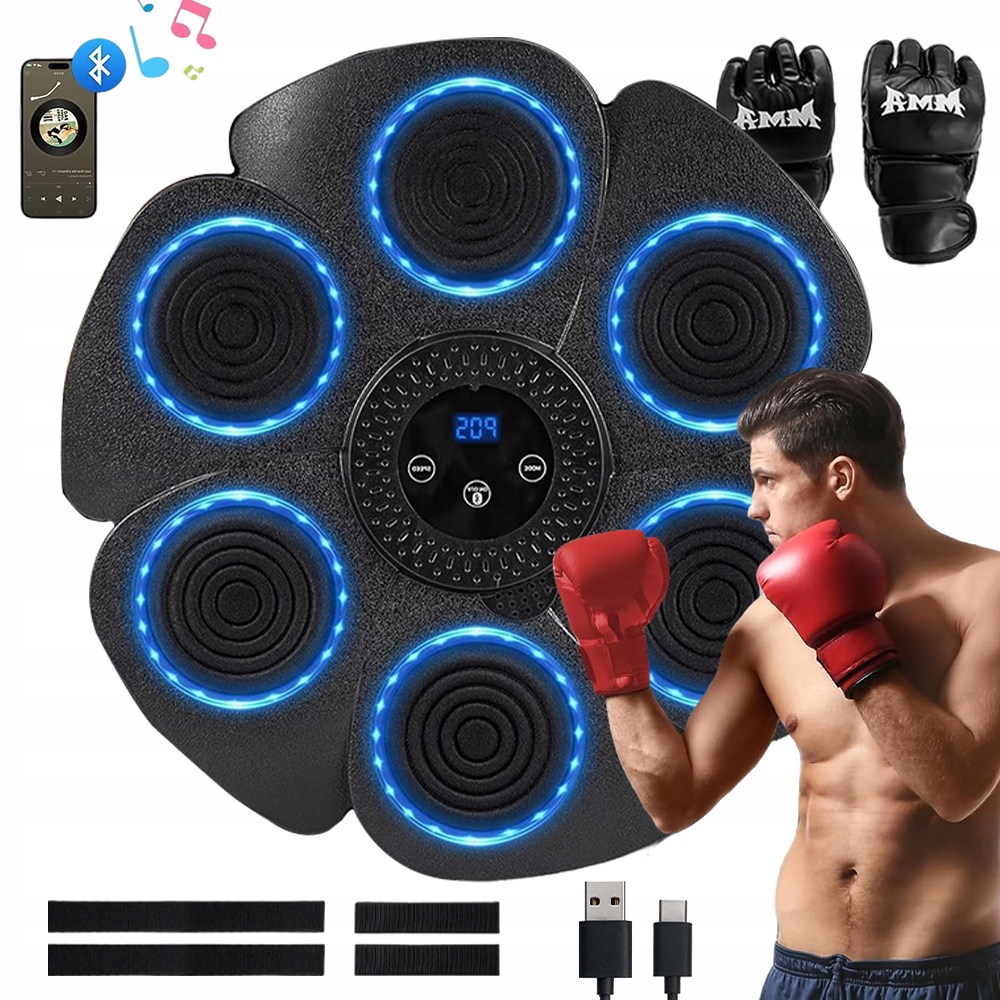 Bokserska Tarcza Muzyczna Ściana Bokserska Do Ćwiczeń Boxing Dziewięćtrybów