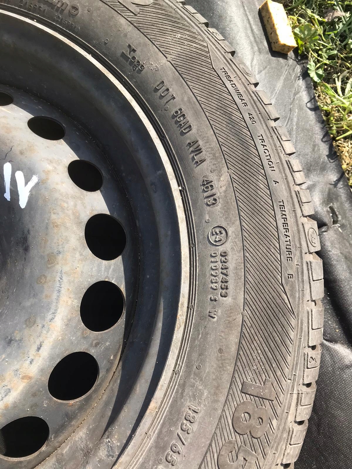 wheel spare CLIO IV 185/65R15 BARUM