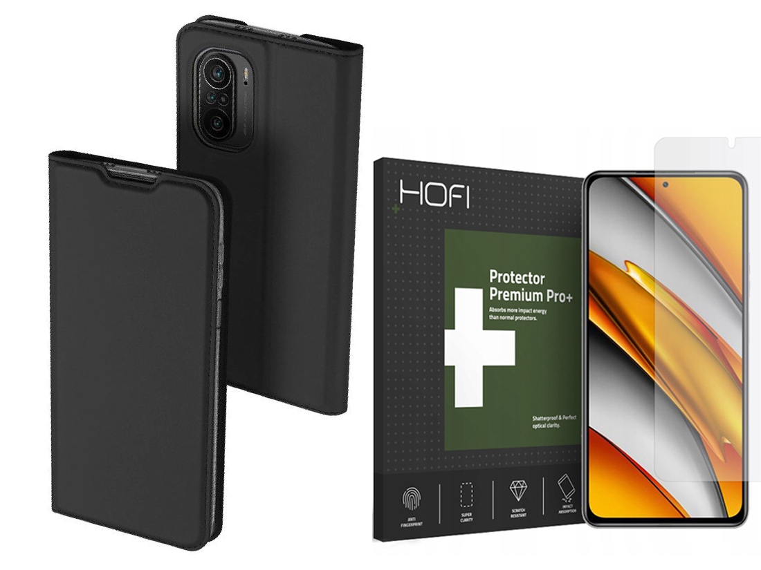 

Skinpro - Etui Case Z Klapką Do - Poco F3 +szkło