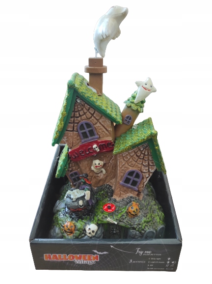 Dekoracyjny Domek Halloween LED