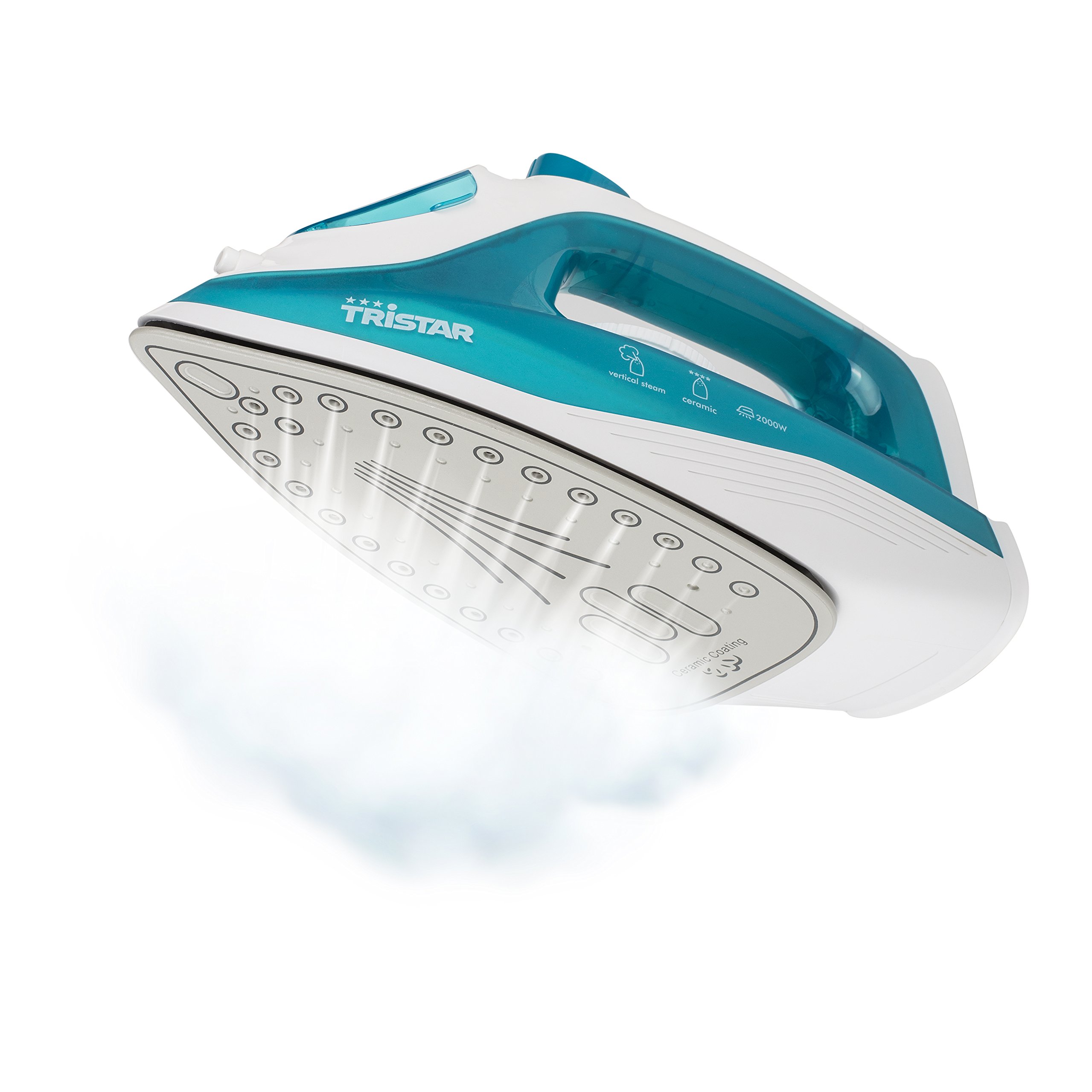 TRISTAR Żelazko Z Ceramiczną Stopą 1830-2170 W Wysoka Moc — miniatura 2