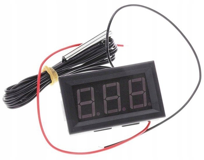 

Elektroniczny Termometr LCD 12V od -50°C do +110°C