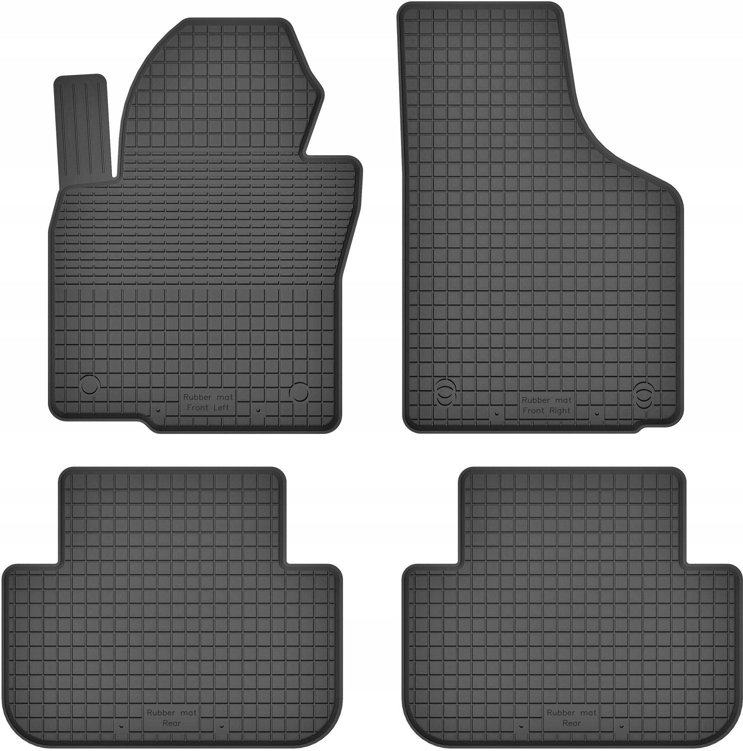 

Dywaniki gumowe wycieraczki do Vw Caddy III 03-15