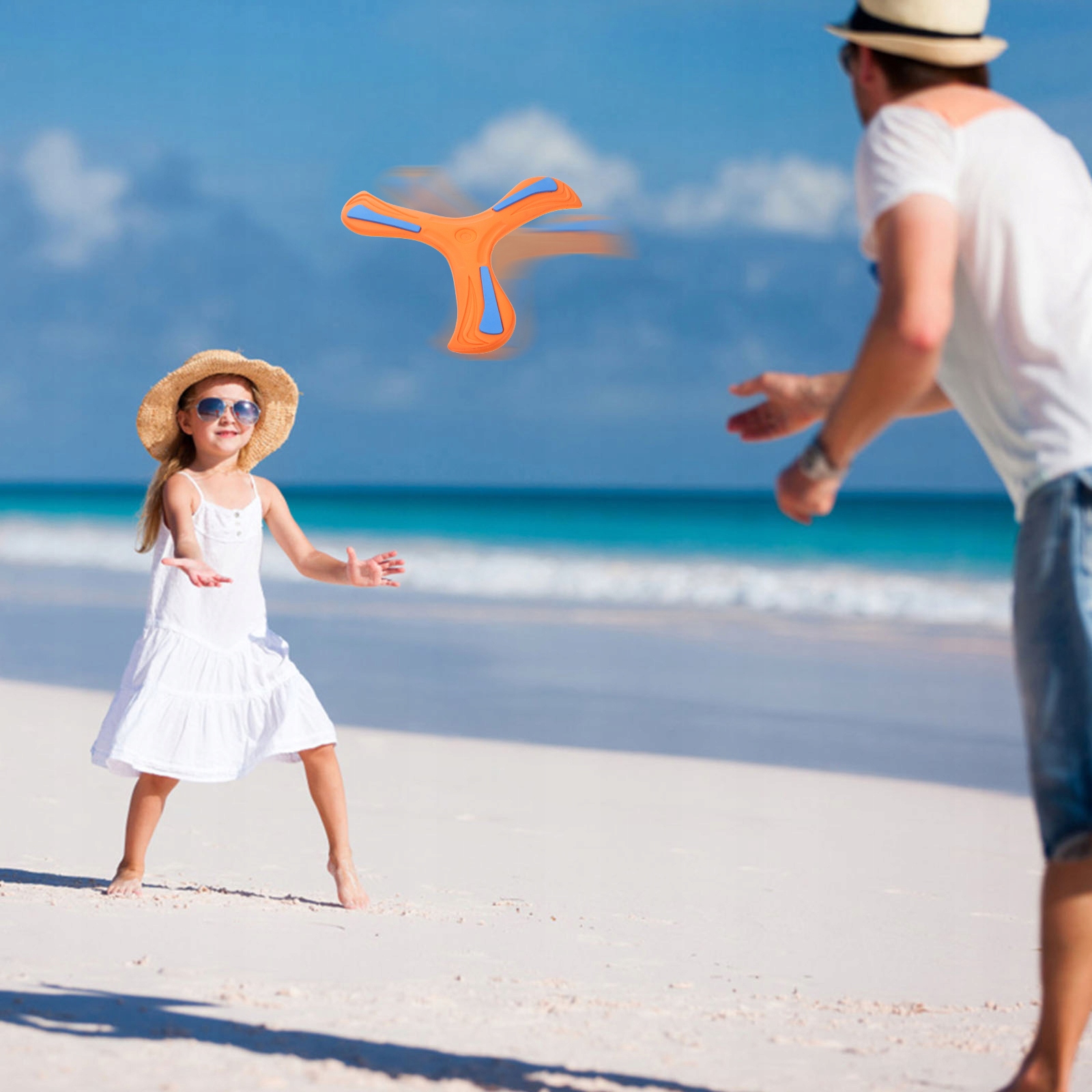 ZABAWKI ZEWNĘTRZNE DLA RODZICÓW I DZIECI 3 SZT Marka bez marki