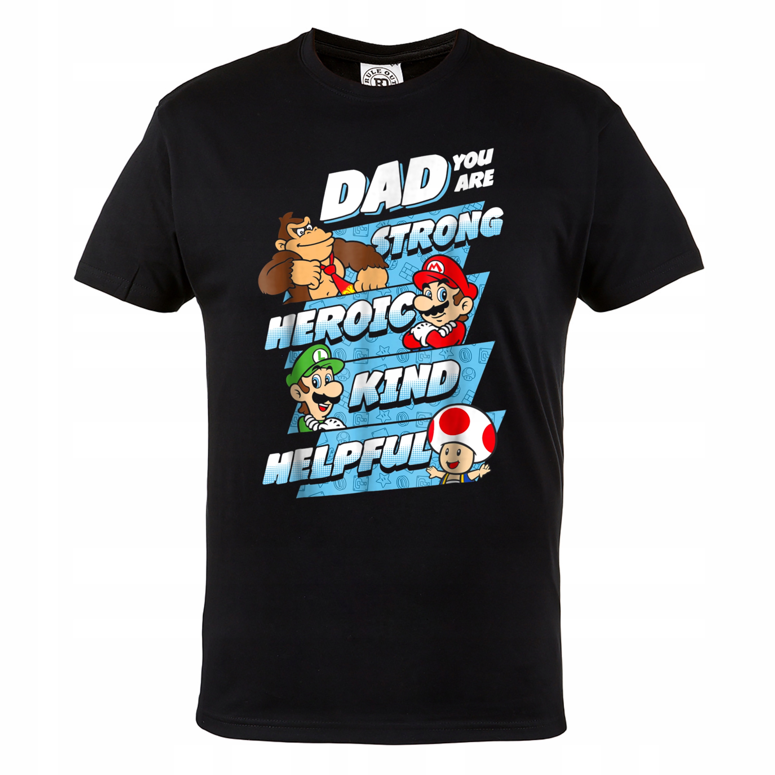 

Koszulka Dzień Ojca Gra Retro Super Mario Bross