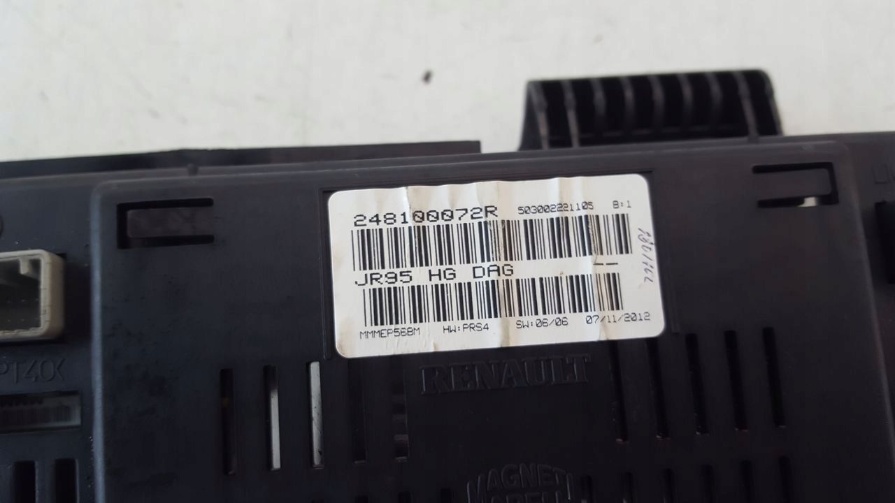 dials Renault Scenic III LIFT 1,2