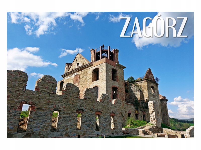 

Zagórz Ruiny klasztoru Magnes na lodówkę
