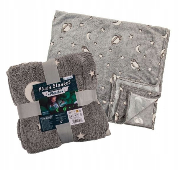 KOC W GWIAZDKI I PLANETY ŚWIECĄCY W CIEMNOŚCI FLUORESCENCYJNY