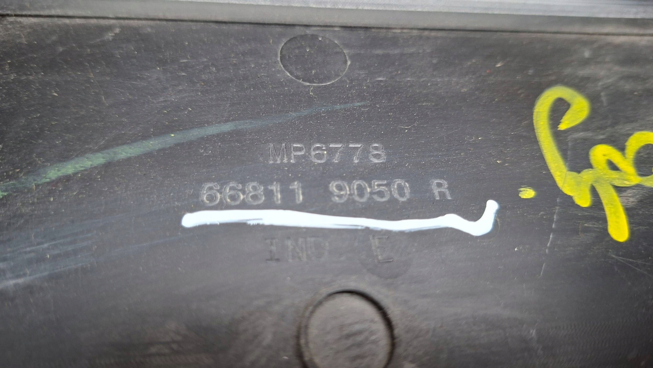torpedo plastic 668119050R DACIA LODGY 2012
