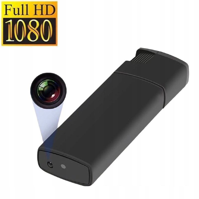 Skrytá Mini Špionážní Kamera Elektrický Zapalovač Wifi Full Hd 1080P