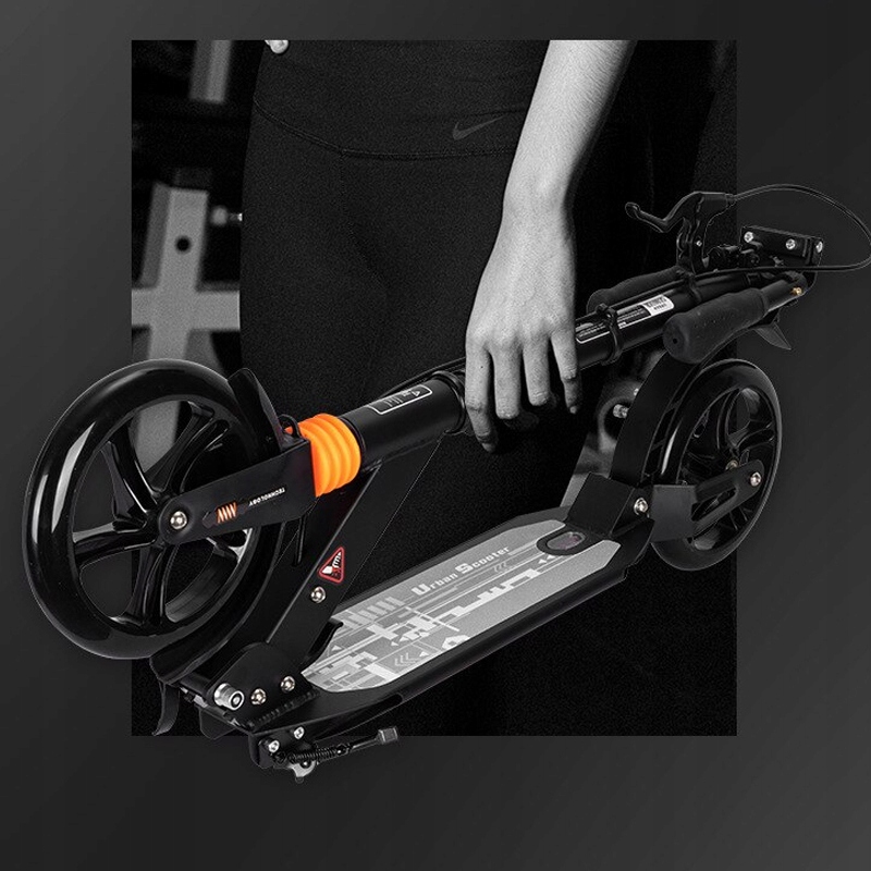 HULAJNOGA SKŁADANA HAMULEC TARCZOWY AMORTYZATORY Koła Kauczukowe