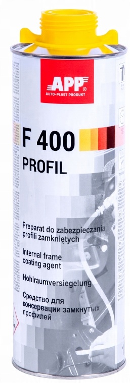 

App F400 Profil zabezpieczanie profili bursztyn 1L