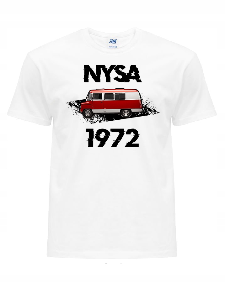 

koszulka t-shirt Samochód Prl Nysa retro L