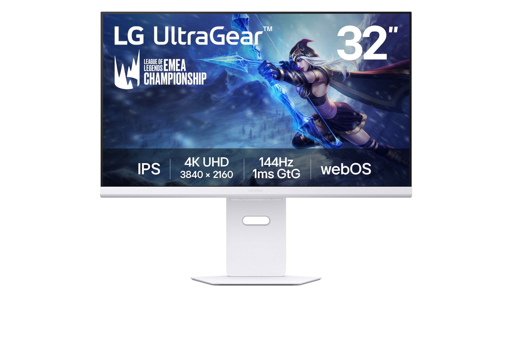 Monitor Lg UltraGear 32G810SA-W 32" Ips 4K Uhd 1 ms (GtG) 144Hz Ai