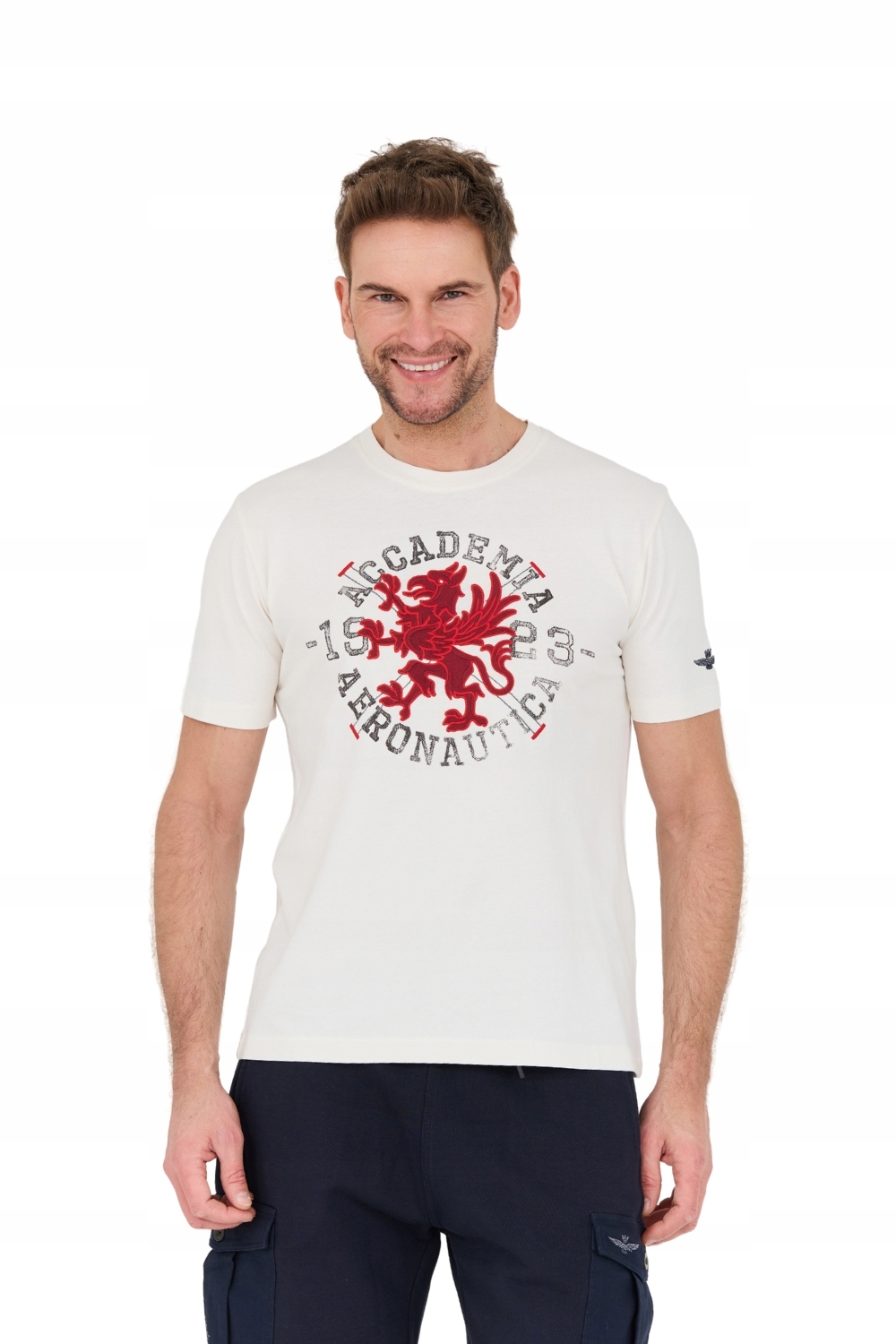 Aeronautica Militare Béžová tričko M.C. M