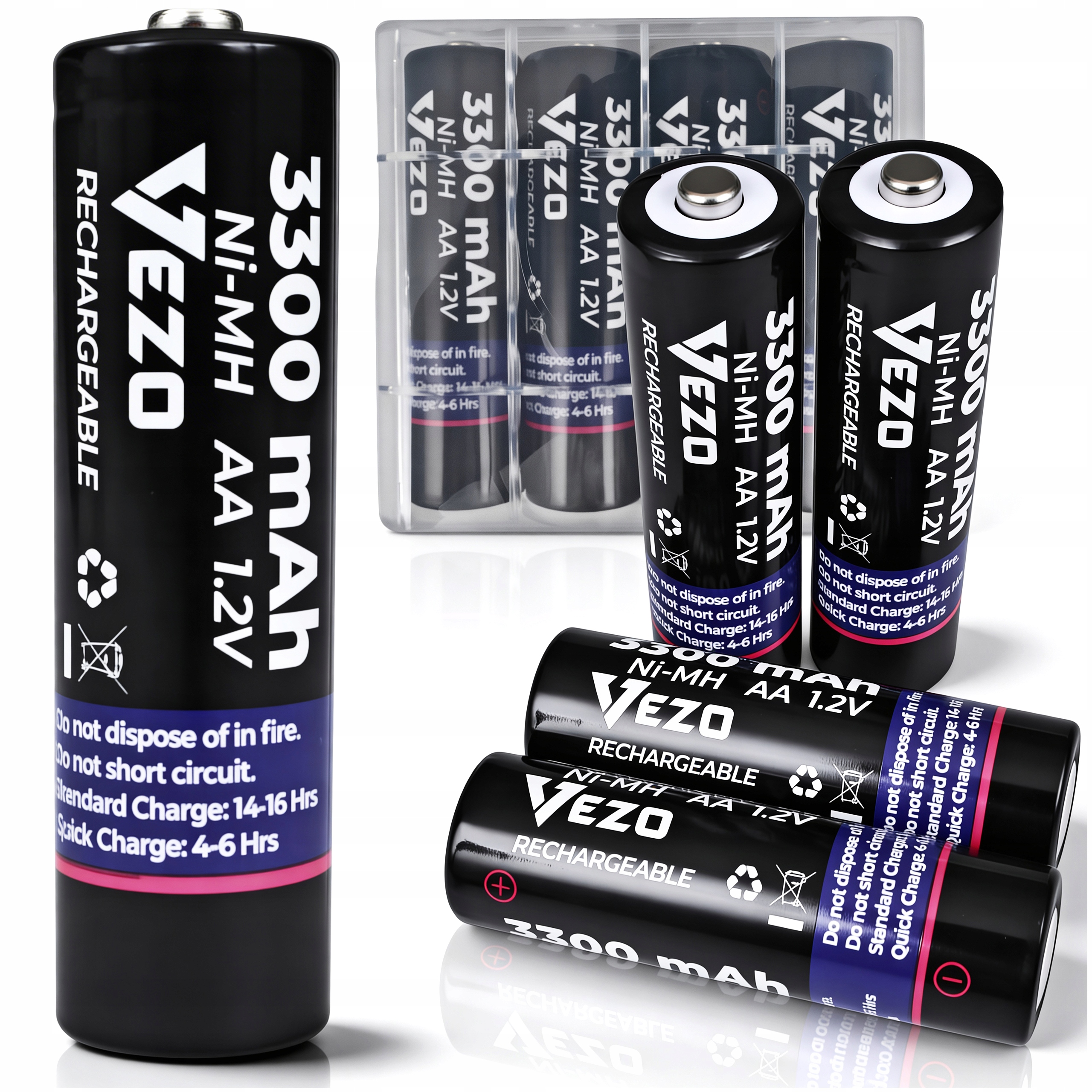 Akumulator niklowo-metalowo-wodorkowy (NiMH) VEZO AA (R6) 3300 mAh 4 szt.
