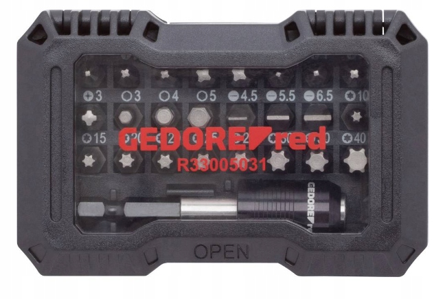 Zestaw bitów 1/4" 32-częściowy Gedore Red Kod producenta R33005031