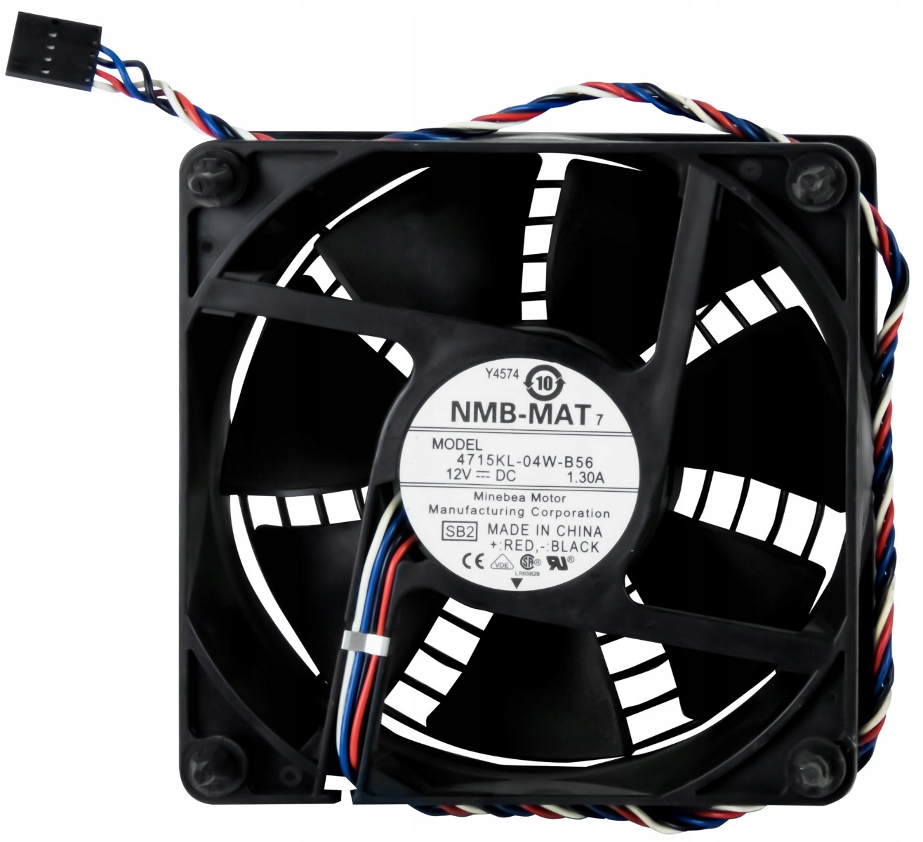Dell 0Y4574 Cooling Fan 120MM 12V 1.30A 4715KL-04W-B56