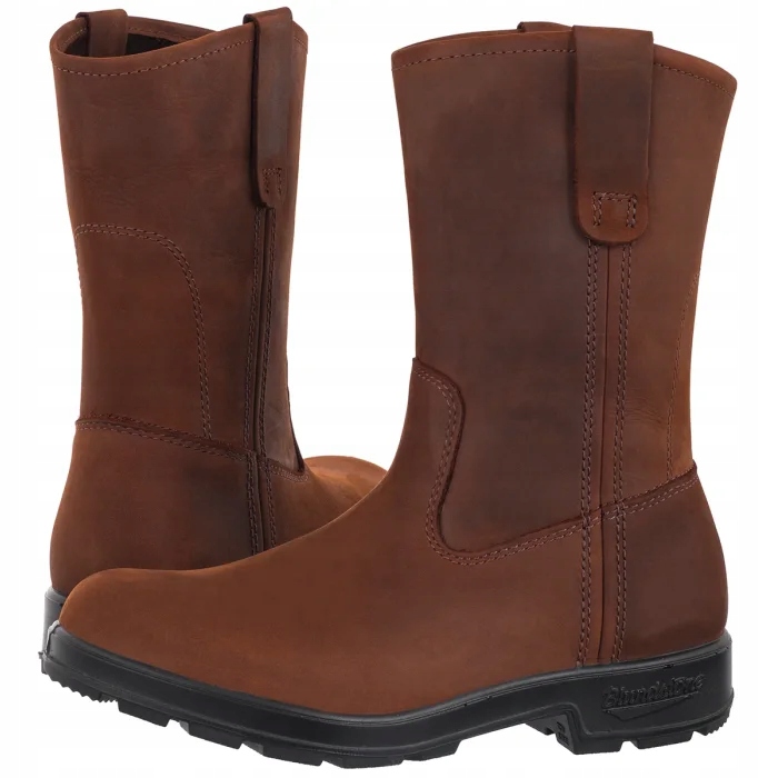 Dámské kožené kozačky Blundstone 2527 Teak Hnědé