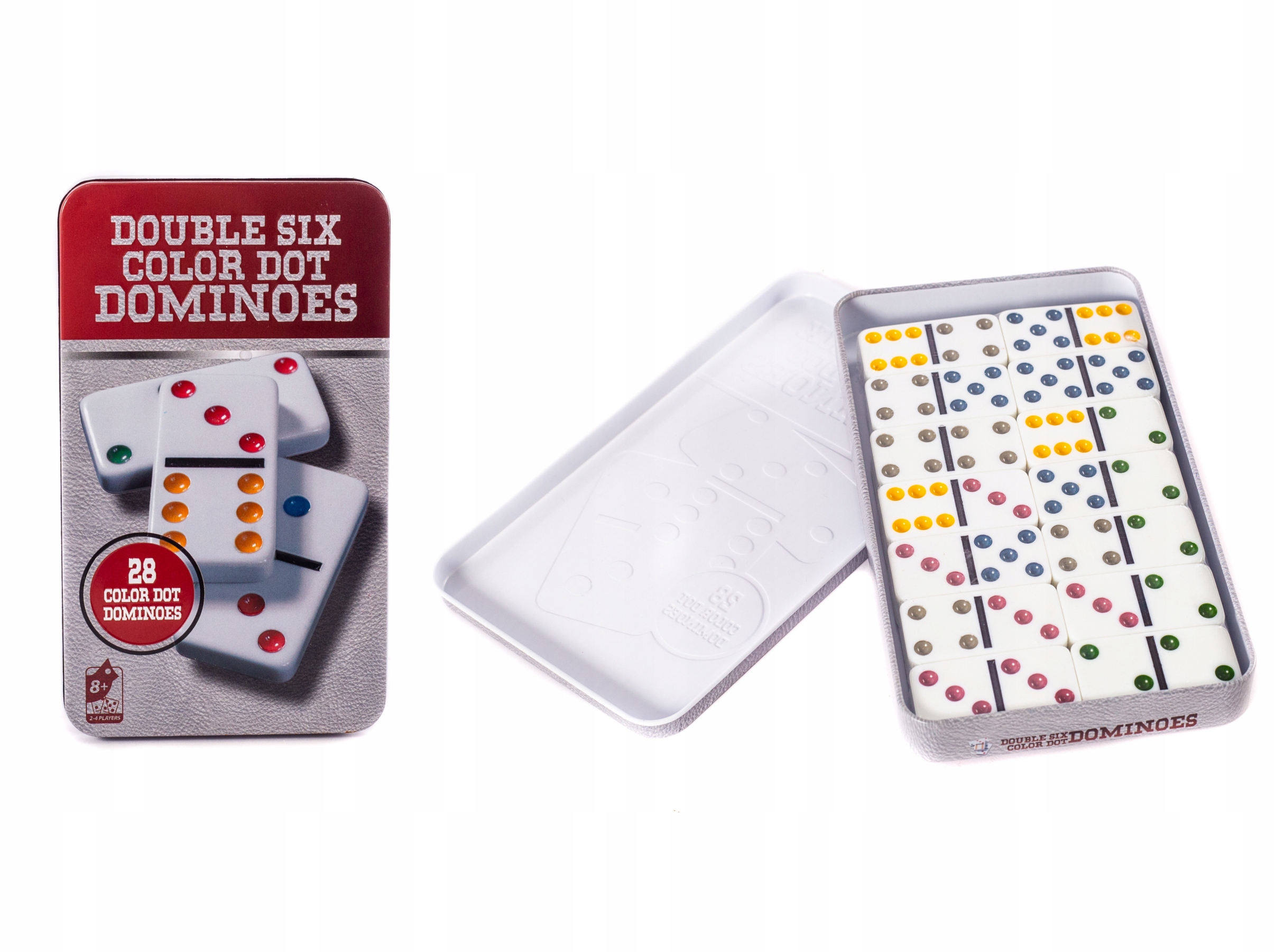 Domino Klasyczne 28 Szt. Gra w domino Etui