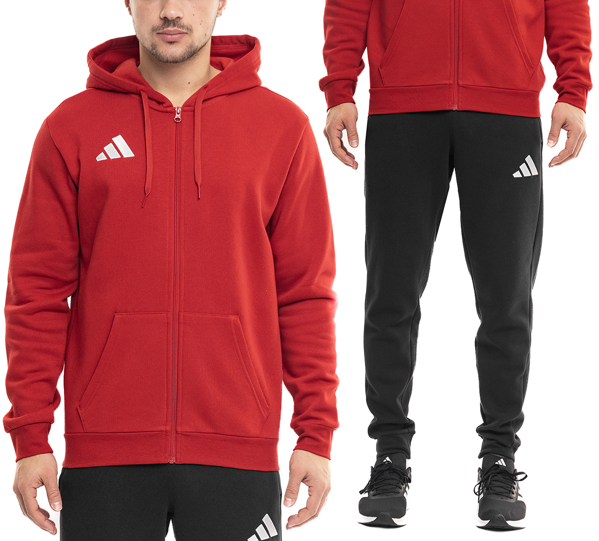 Teplákovka Pánský komplet adidas Entrada 26 Sportovní Mikina Kalhoty Kapuce vel XXL