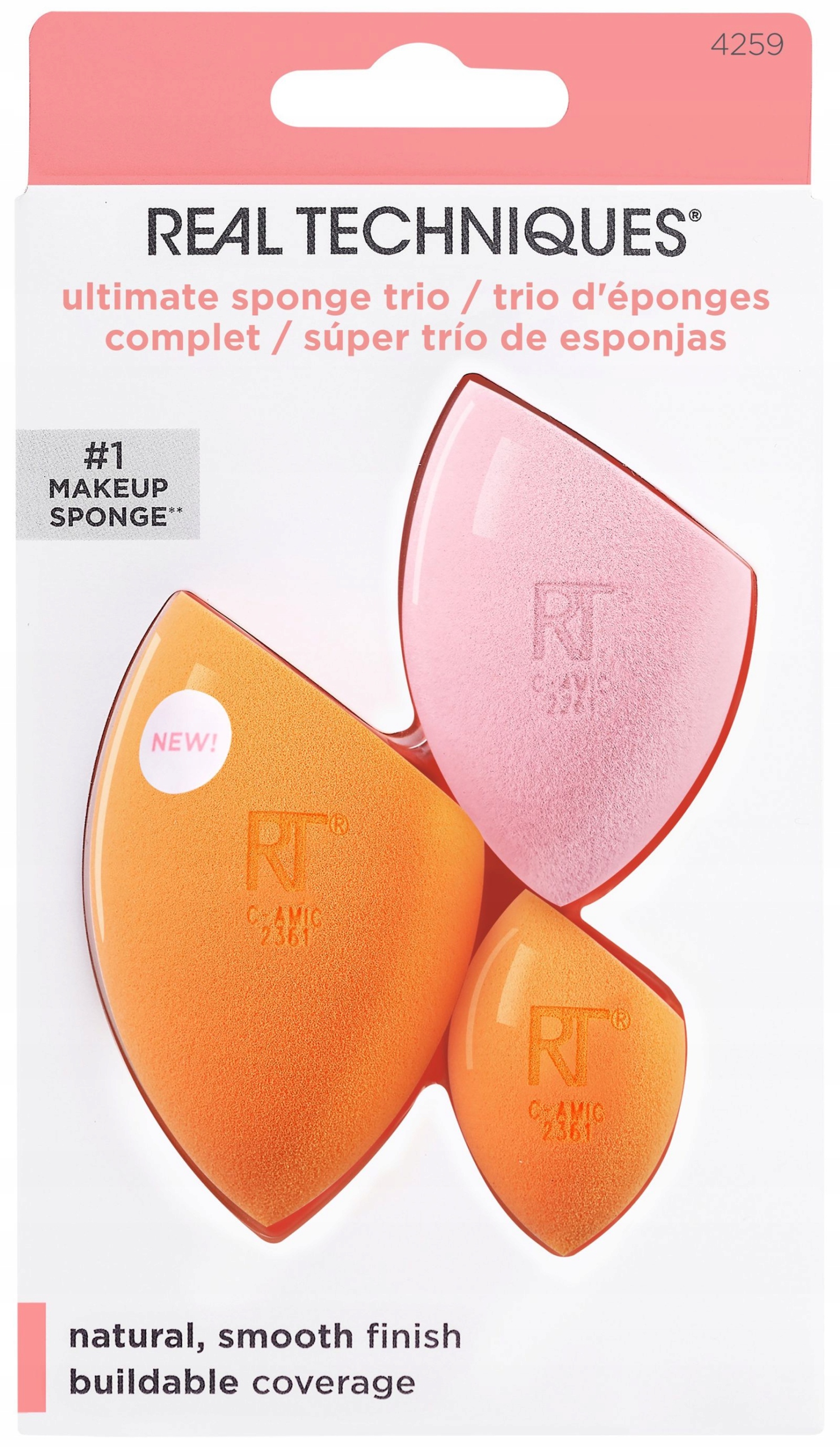 Real Techniques Ultimate Houba Trio Orange/rosa