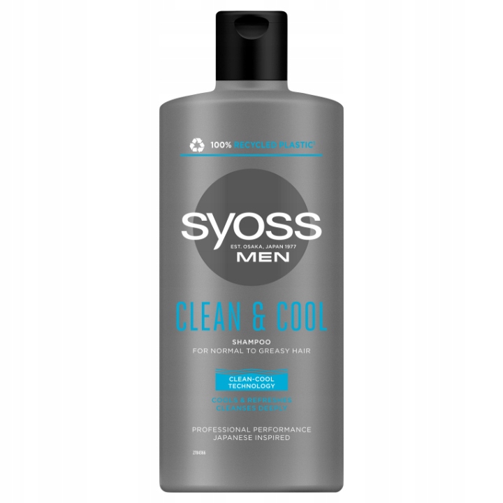 

Syoss Men Clean&Cool Szampon do włosów 440ml