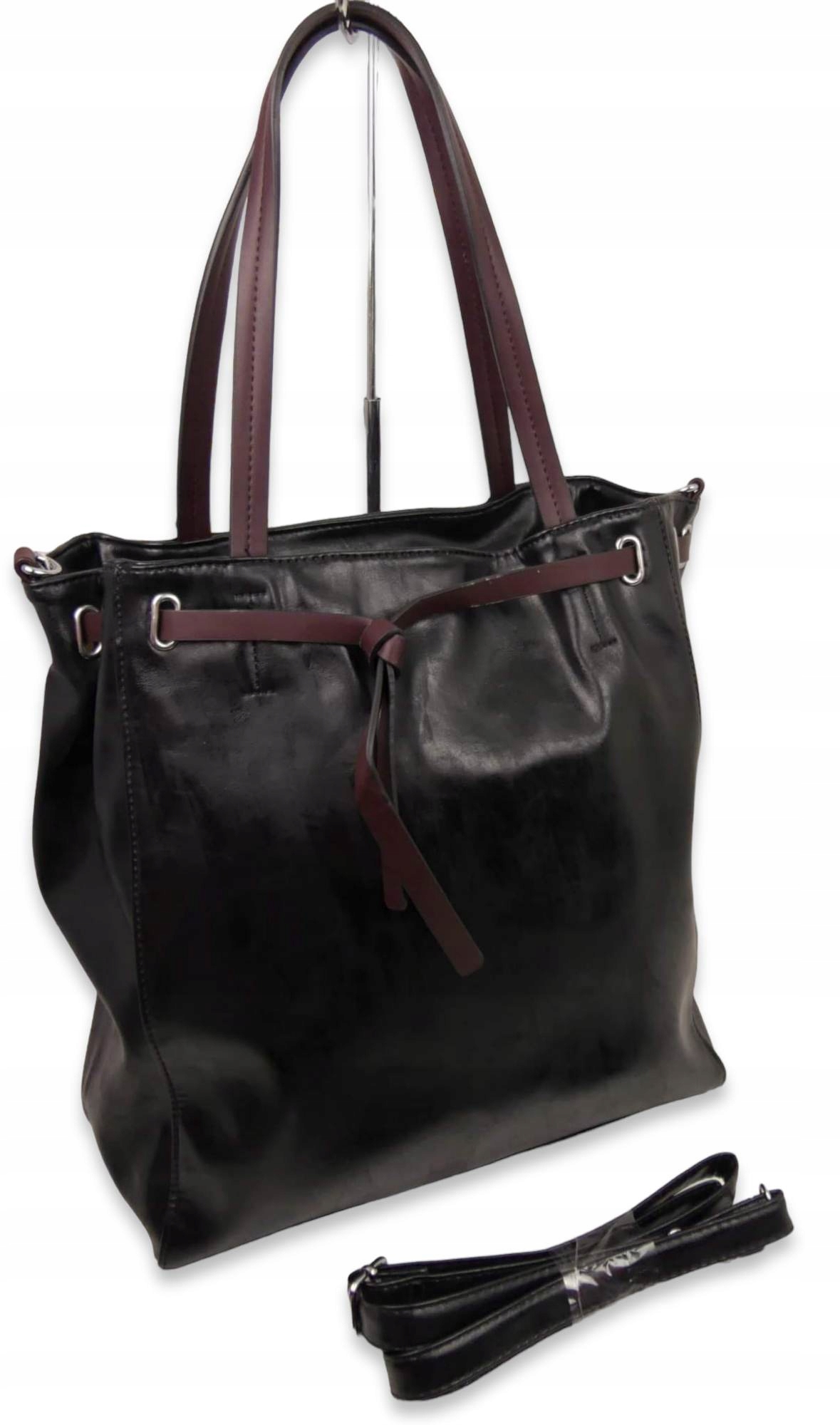 TOREBKA Shopperka ŚWIETNA CZARNA Pojemna