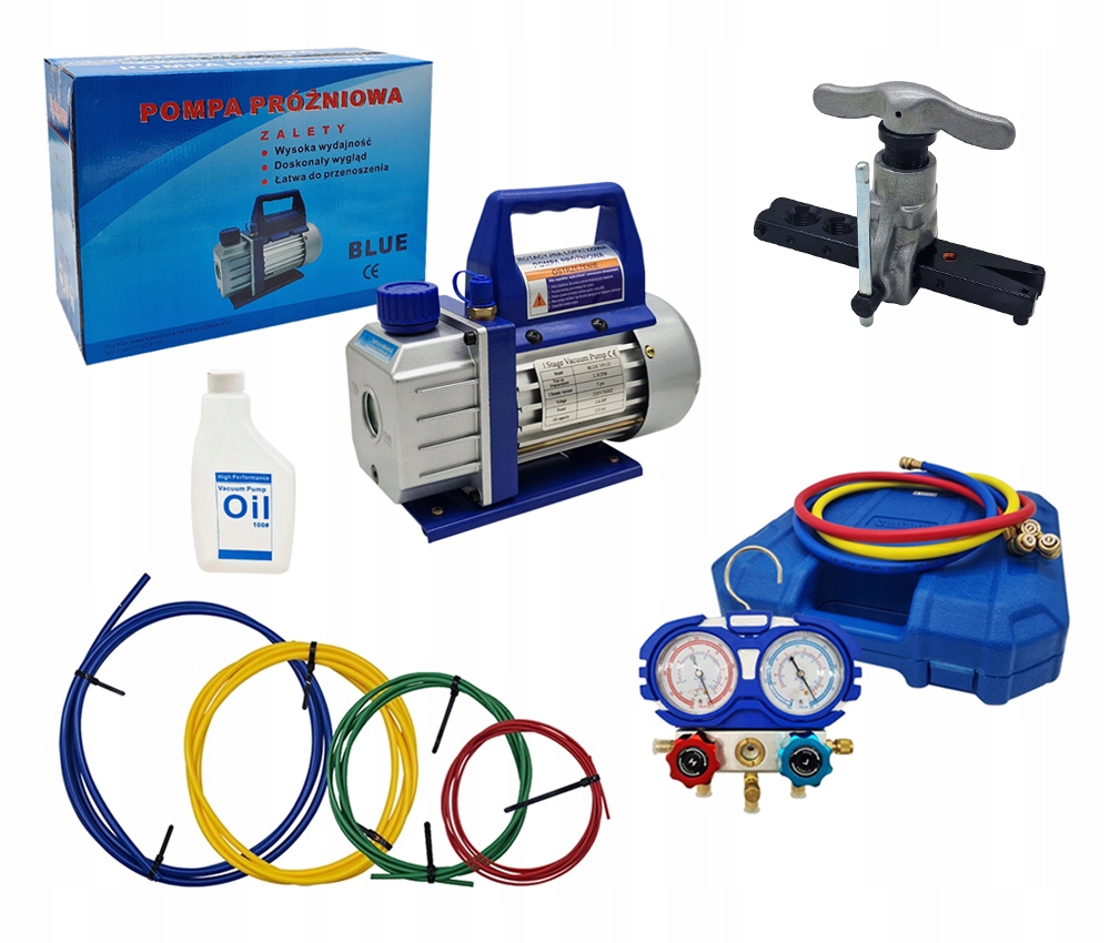 Vákuová pumpa VP125 70,79 l/min manometer kalichovač tyče