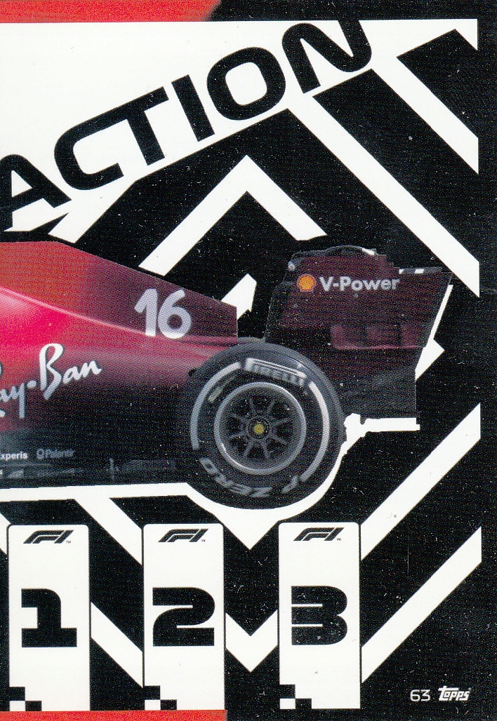 Topps Formula 1 2021 Puzzle Scuderia Ferrari Team Car Puzzle Back 63