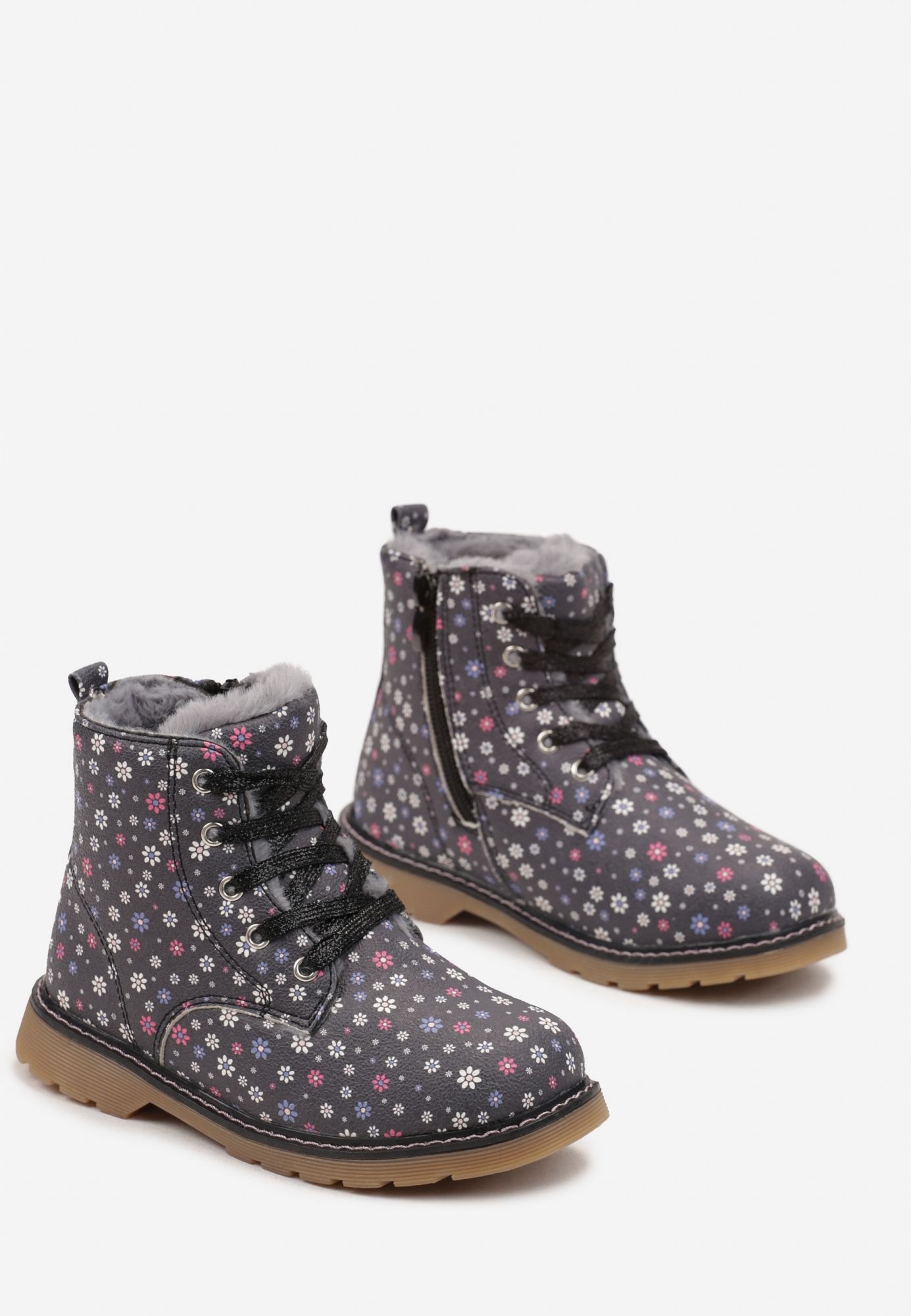 Born2Be Czarne Botki 30 Zima Ekoskóra