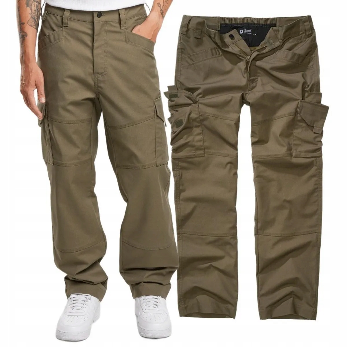 Kalhoty Brandit Tactical Ripstop Olivové XXL [XXL]