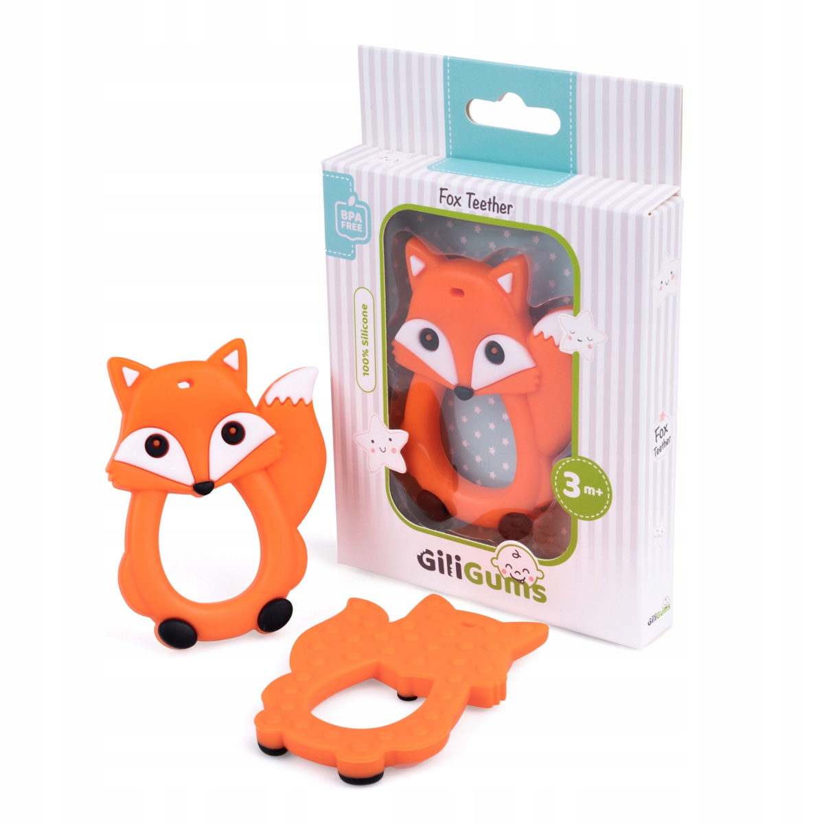 

Gryzak Silikonowy Giligums Lis