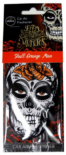 

Aroma Car Muertos Skull Orange Man Odświeżacz