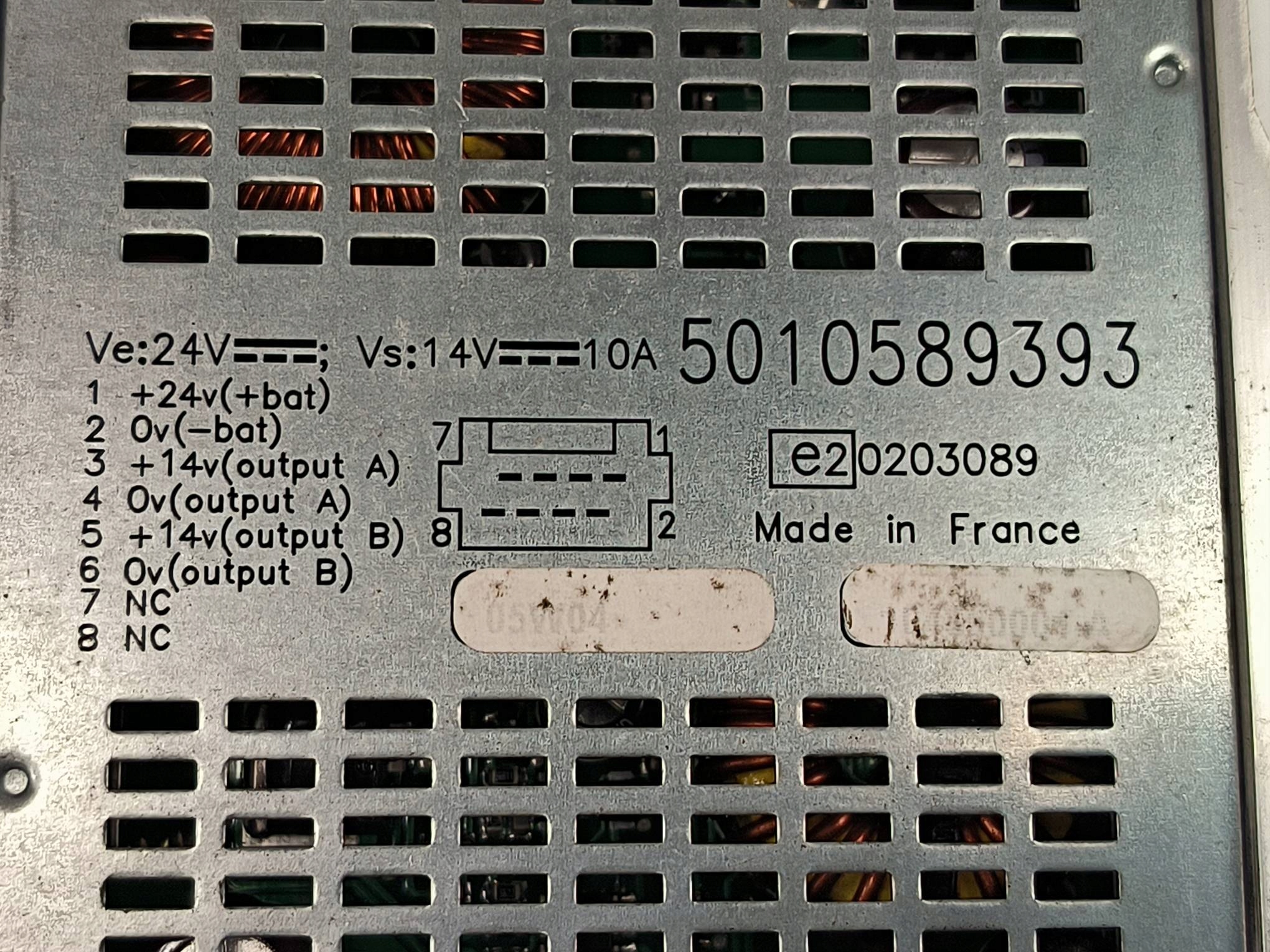 control unit 5010589393 RENAULT PREMIUM
