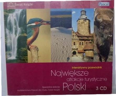 Największe atrakcje turystyczne Polski 3 CD